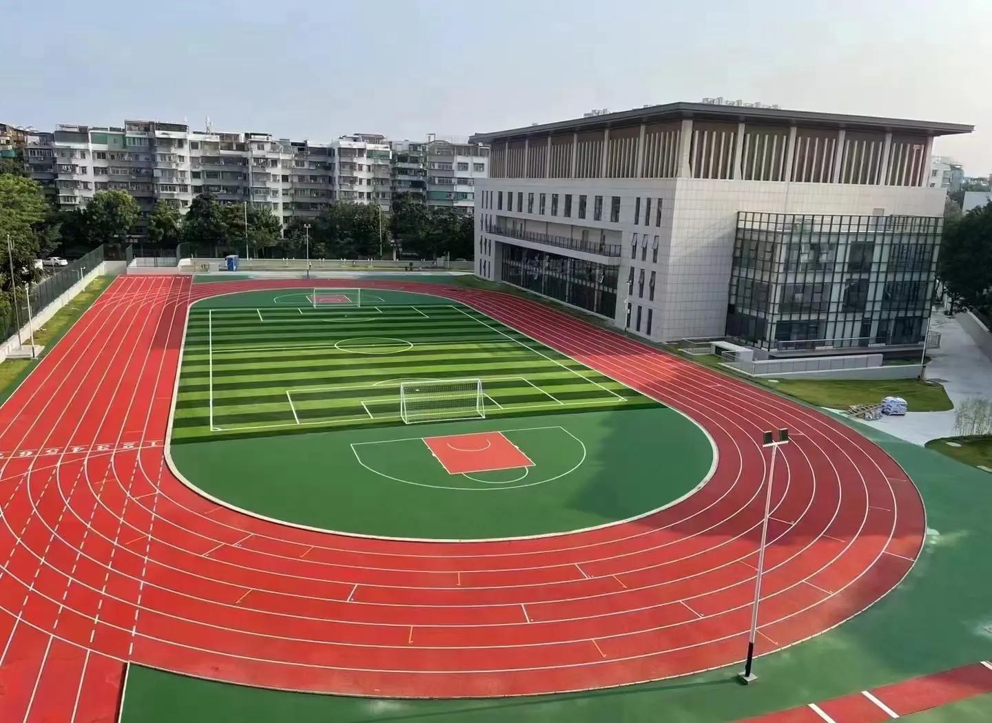 黄冈市橡胶跑道塑胶篮球场 - 价格